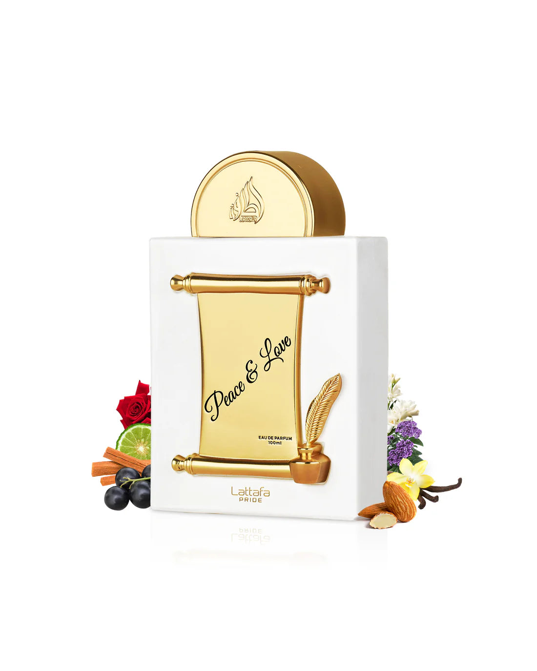 Perfume PEACE & LOVE Lattafa - Mulher 100ml
