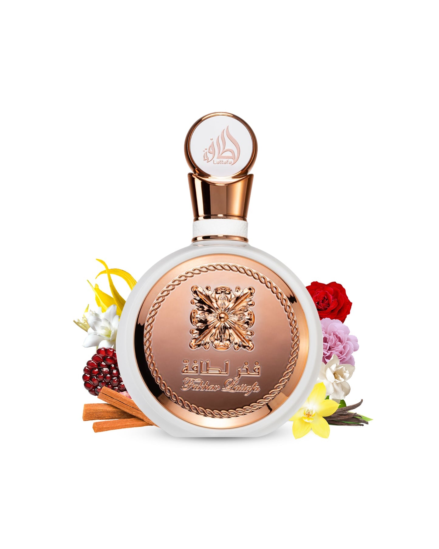 Perfume FAKHAR ROSE Lattafa - Mulher 100ml