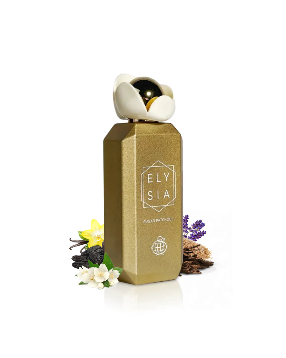 Perfume ELYSIA SUGAR PATCHOULI by Frangrance World - Feminino 100ml