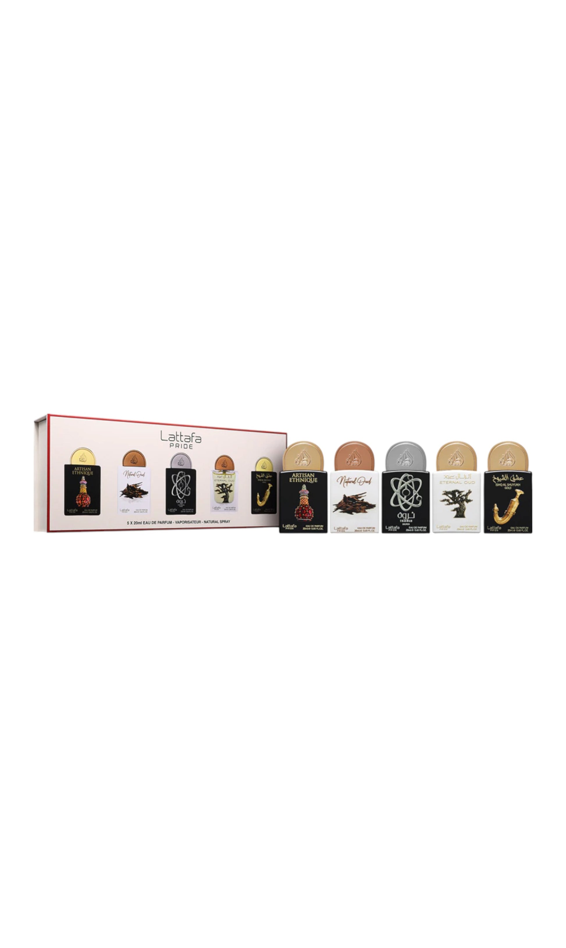 Conjunto 5X20 ml - Lattafa Pride Giftset Collection No.2 by Lattafa