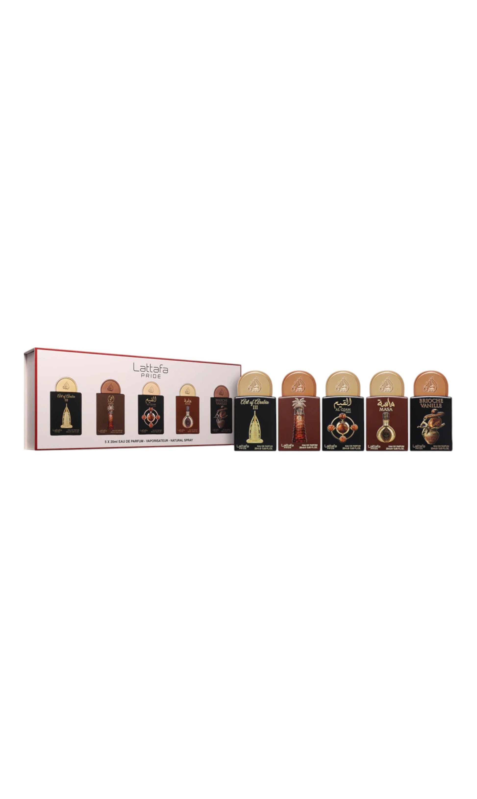 Conjunto 5X20 ml - Lattafa Pride Giftset Collection No.4 by Lattafa