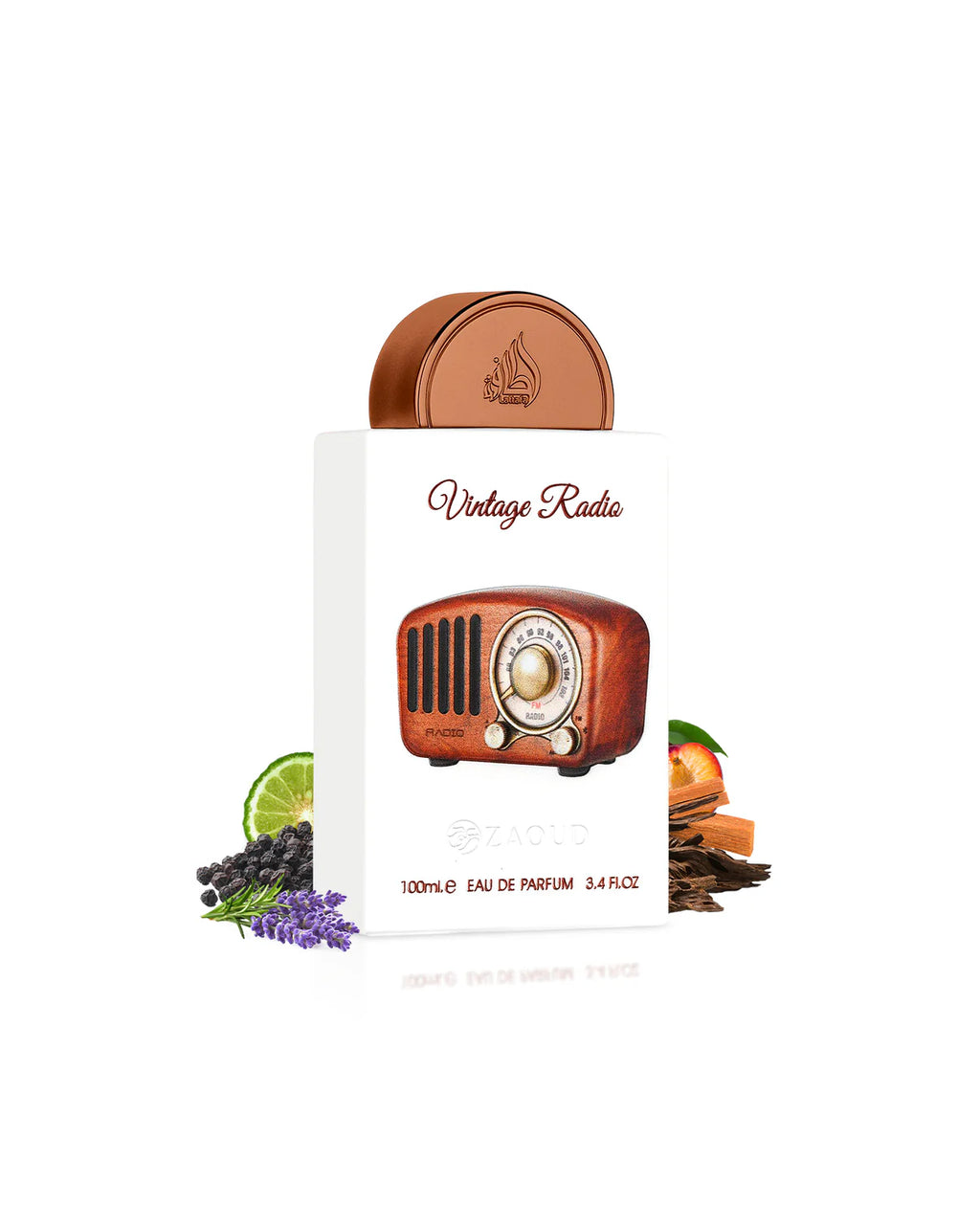 Perfume VINTAGE RADIO Lattafa - Unissexo 100ml